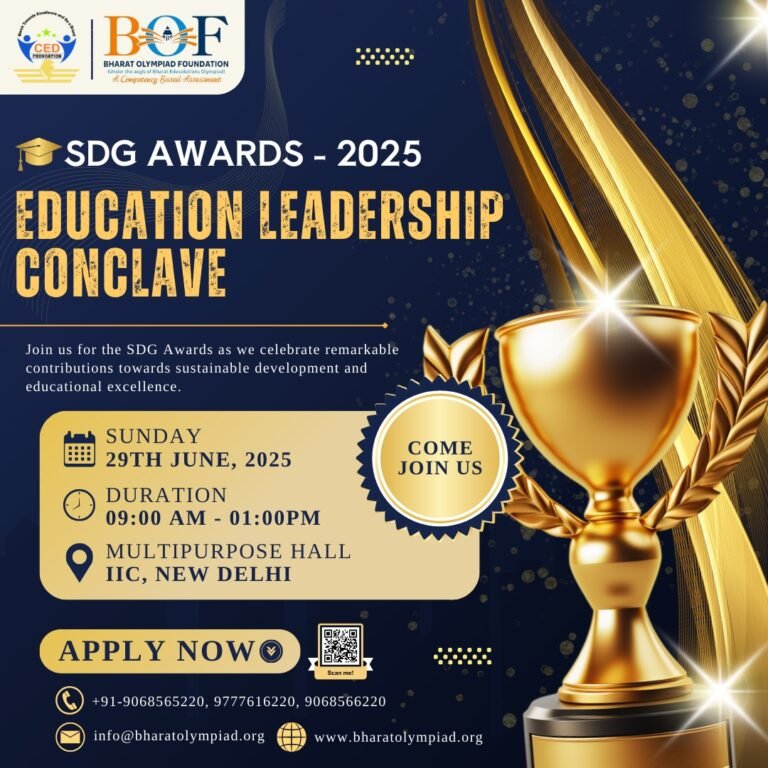 Education Leadership Conclave – 2025 hosted by Bharat Olympiad Foundation in collaboration with CED Foundation