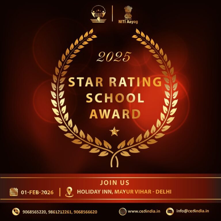 STAR RATING SCHOOL AWARD to Recognize Excellence in NEP 2020 and SDG Implementation