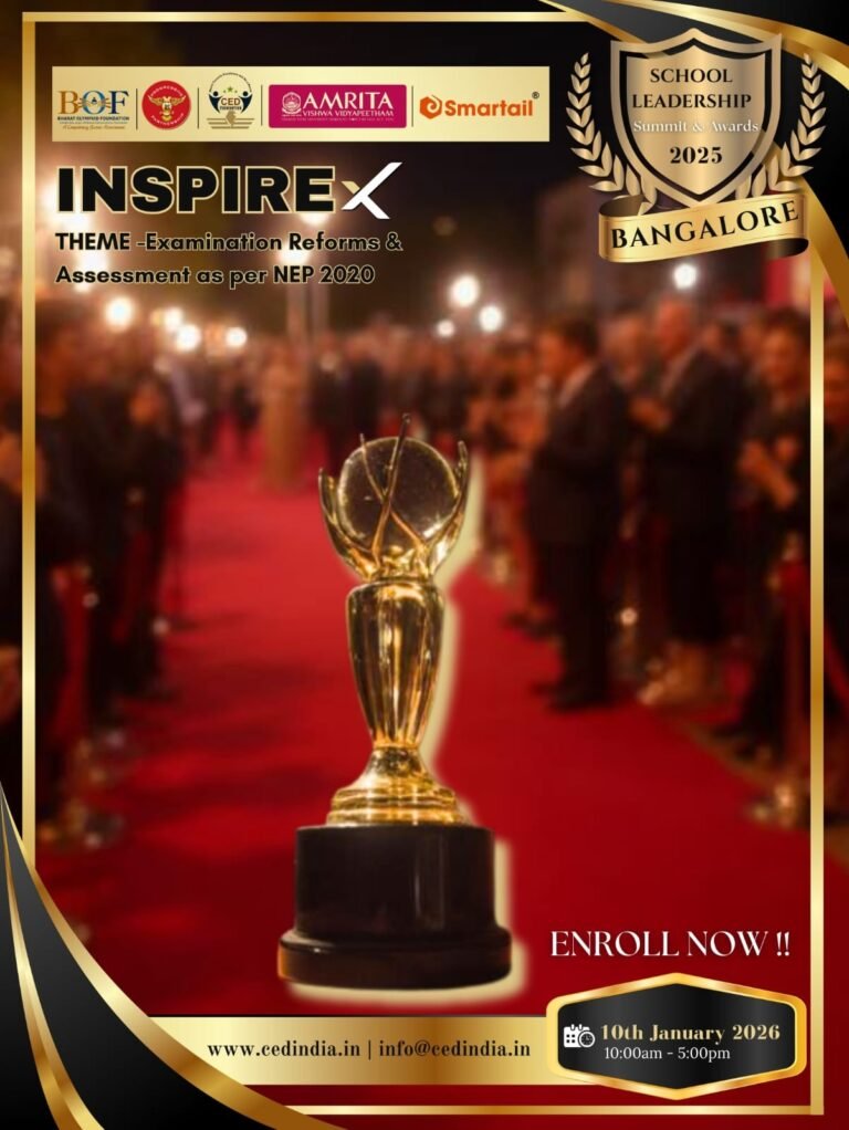 INSPIRE X – School Leadership Summit & Awards 2025 to Be Held in Bengaluru on January 10 2026